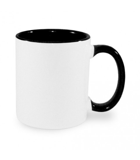 Mug photo personnalise couleur noir