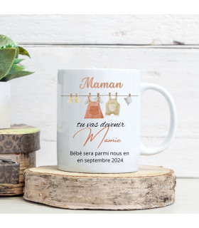 mug maman tu vas etre mamie