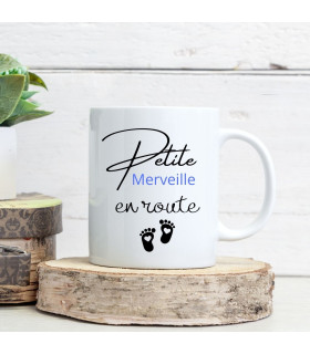 mug petite merveille garcon en route