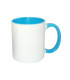 Mug photo personnalise couleur bleu ciel