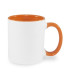 Mug photo personnalise couleur orange