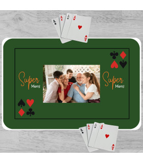 tapis jeu de cartes personnalisés