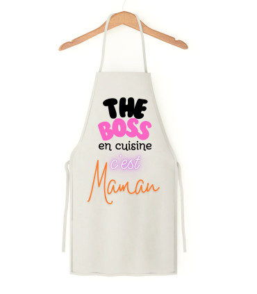 tablier de cuisine le boss maman