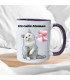 mug personnalisé intérieur violet