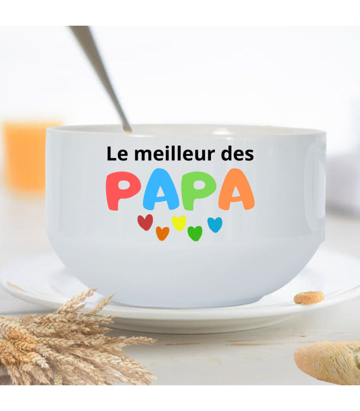 Bol personnalisé le meilleur des papas