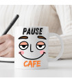 Mug pause café personnalisé