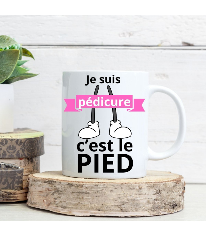 Mug pédicure, c'est le pied