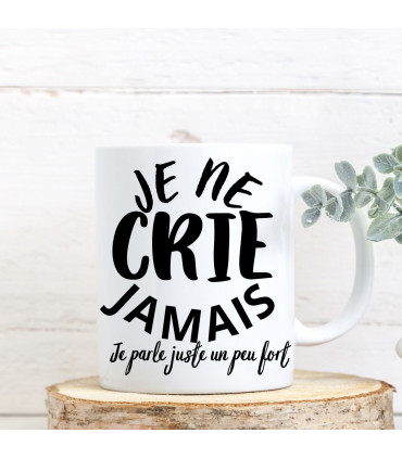 mug je parle juste un peu fort