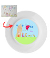 Assiette personnalisée avec dessin enfant