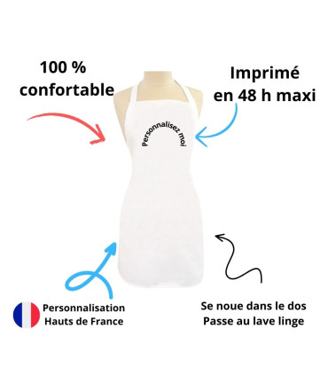 Tablier de Cuisine Humoristique Motif Ananas - Personnalisable