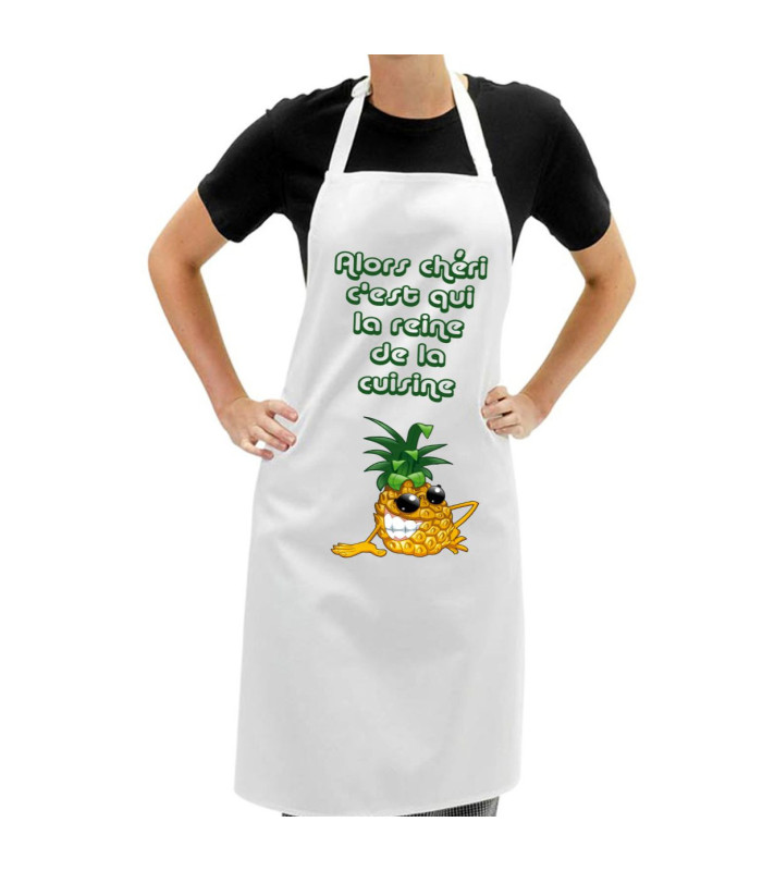 Le tablier de cuisine ananas