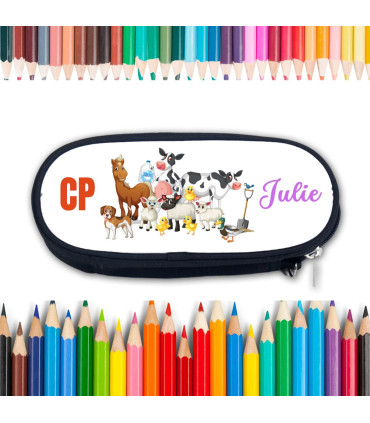 trousse scolaire enfant animaux