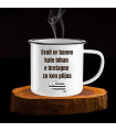 Mug texte en breton pour boire un petit café