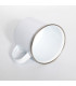 tasse email contour argent