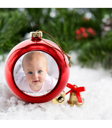 boule noel rouge personnalisée