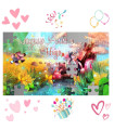 carte anniversaire puzzle personnalisée