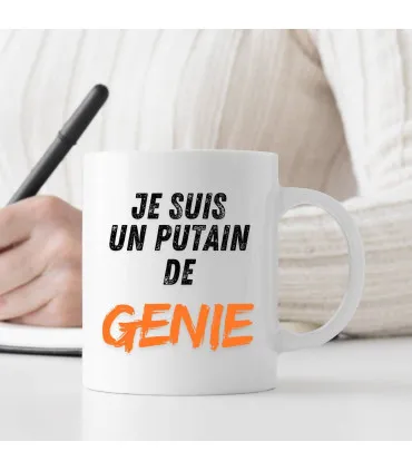 mug je suis un putain de génie