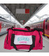 sac de voyage personnalisé fuchsia