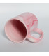 Maxi mug rose personnalisé effet peinture