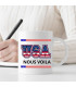 Mug personnalisé USA nous voila