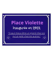 Plaque personnalisee avec mon nom