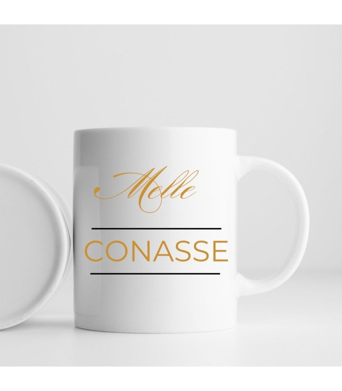 Mug rigolo Melle conasse pour fille