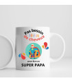 Mug pour un super papa chauve personnalisable