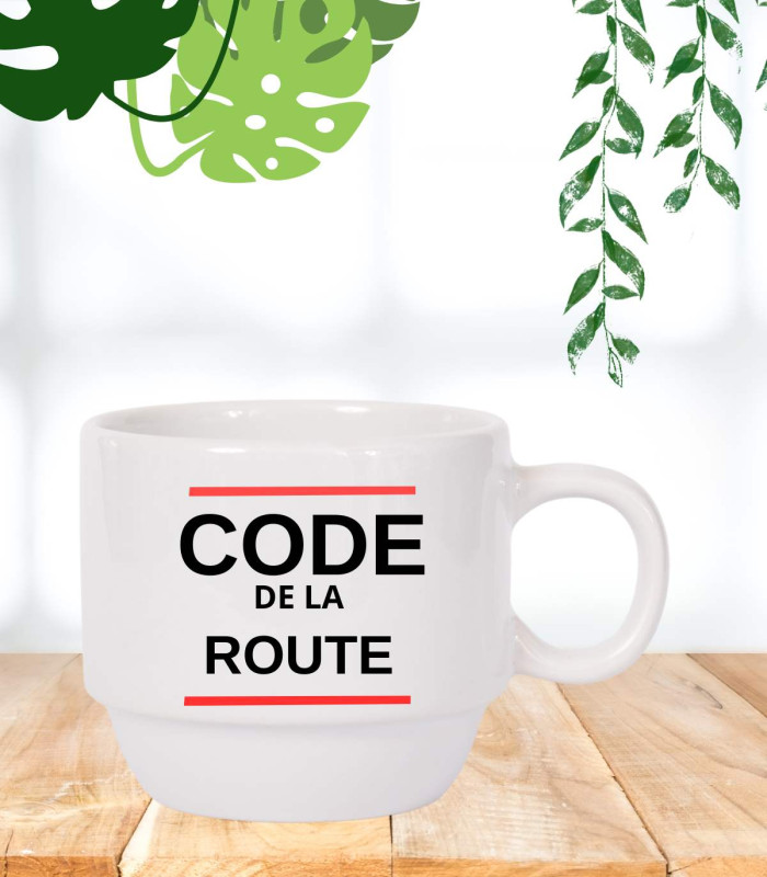 Tasse personnalisée code de la route