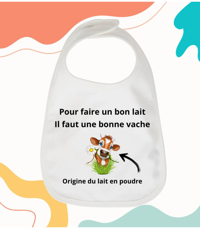 Bavoir rigolo pour bébé intellectuel