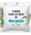 Housse de coussin tomber dans les bras de morphée