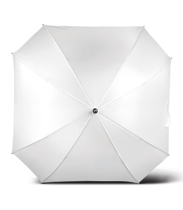 parapluie forme carré blanc personnalisé