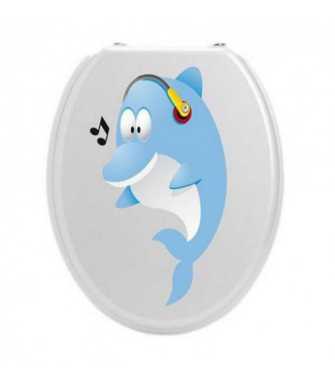 sticker dauphin wc
