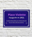 Plaque personnalisee avec mon nom