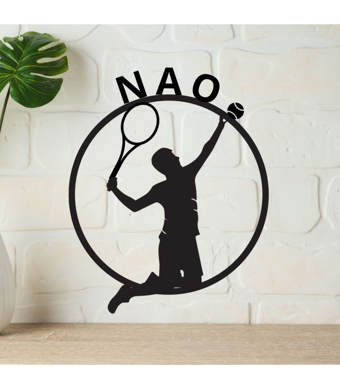 Idée cadeau déco murale joueur tennis