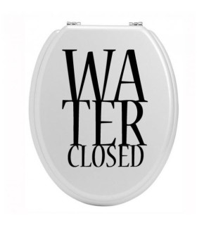 sticker texte original abattant wc