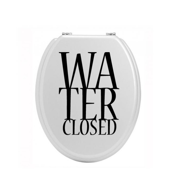 Sticker wc water