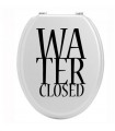 Sticker wc water