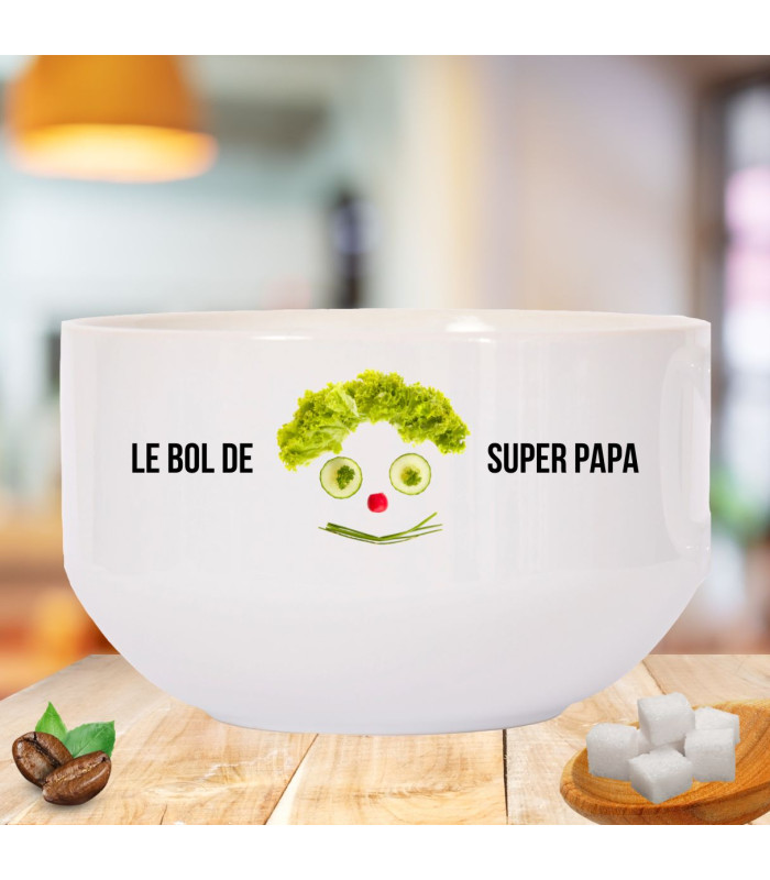 Bol rigolo pour un super papa personnalisé