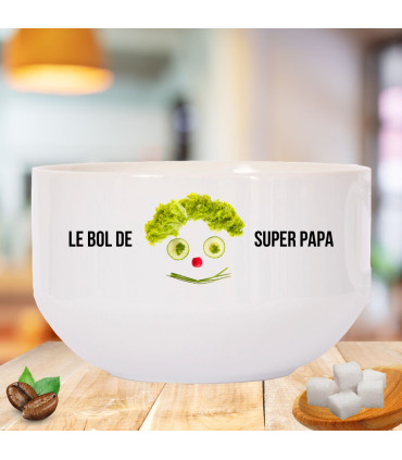 bol personnalisé pour un super papa