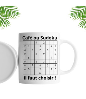 Mug jeu le sudoku personnalisé