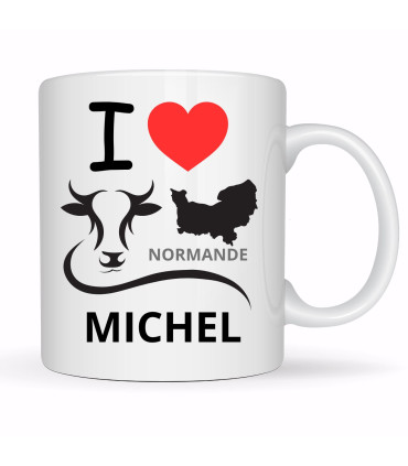 mug vache normande personnalisé