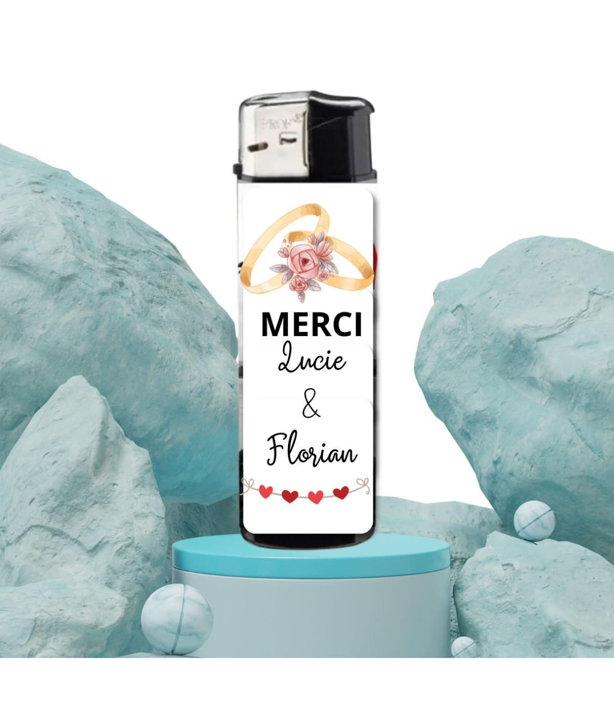 Lot 12 Briquets Métal Luxe Atomic - Rechargeable & Flamme Réglable