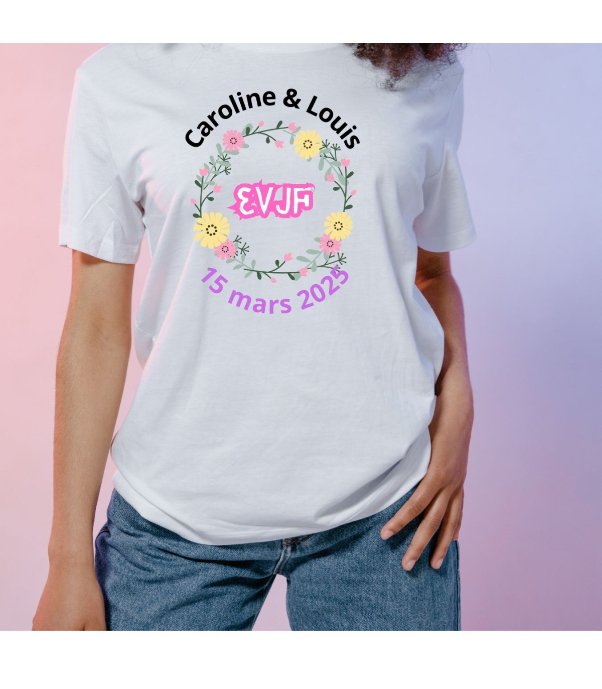 T-shirt Femme Col V Cottover A Personnaliser