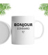 mug bonjour connard