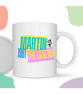 mug original avec prénom et date de naissance