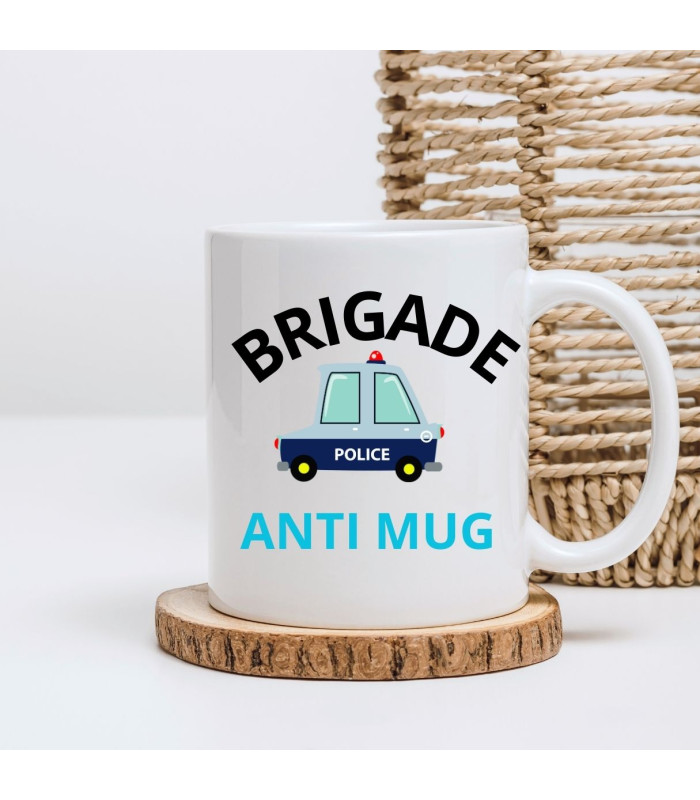 Mug "Brigade Anti-Mug" personnalisable