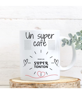 mug super café pour super tonton
