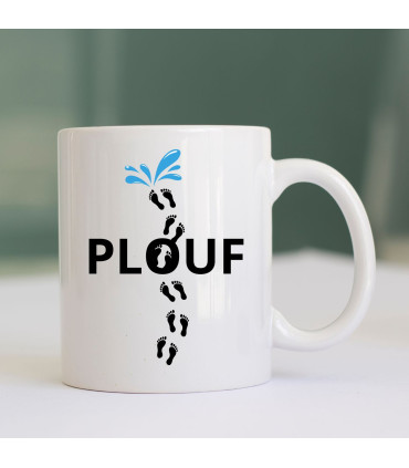 mug original plouf