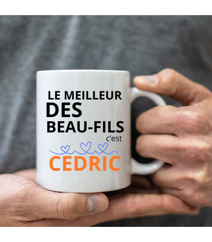 Mug "Meilleur Beau-Fils" - Cadeau Personnalisé