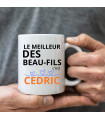 Mug "Meilleur Beau-Fils" - Cadeau Personnalisé
